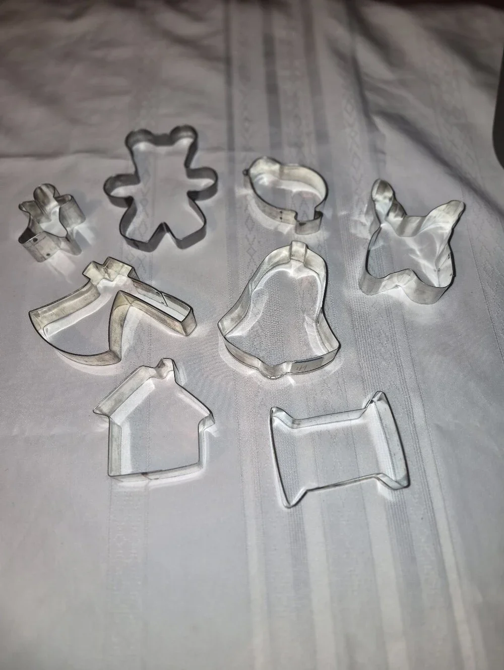 20 Metal Holiday & Misc Cookie Cutters Set -